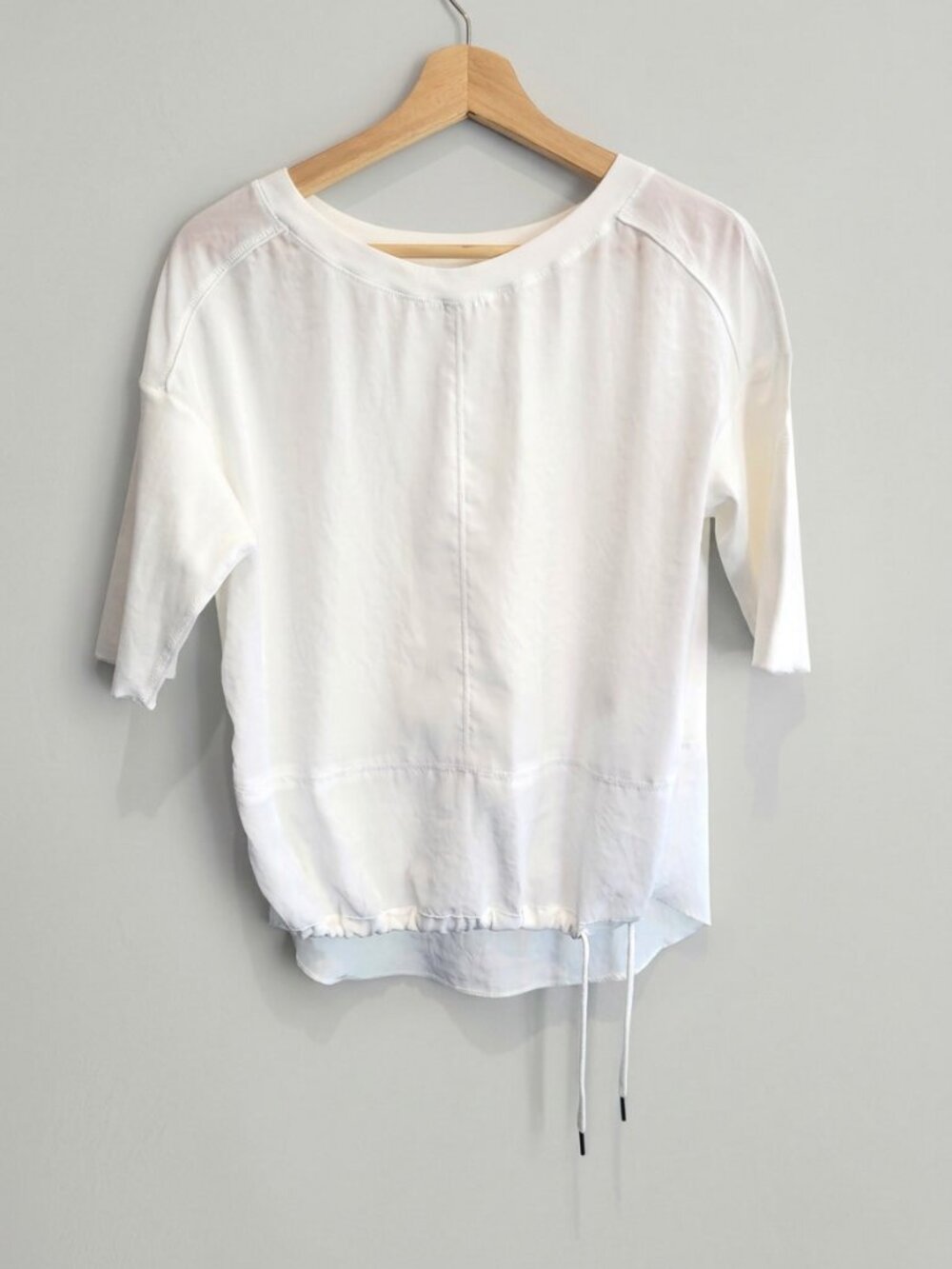 Marc Cain Sports Cotton Blend Shirt Ivory Colour Size N2 or US 4